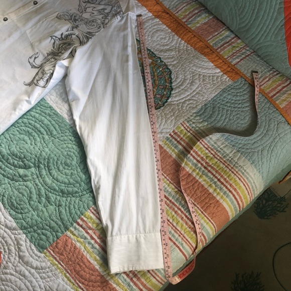 Billabong White Dobby weave longsleeve buttonup XL - Picture 2 of 7